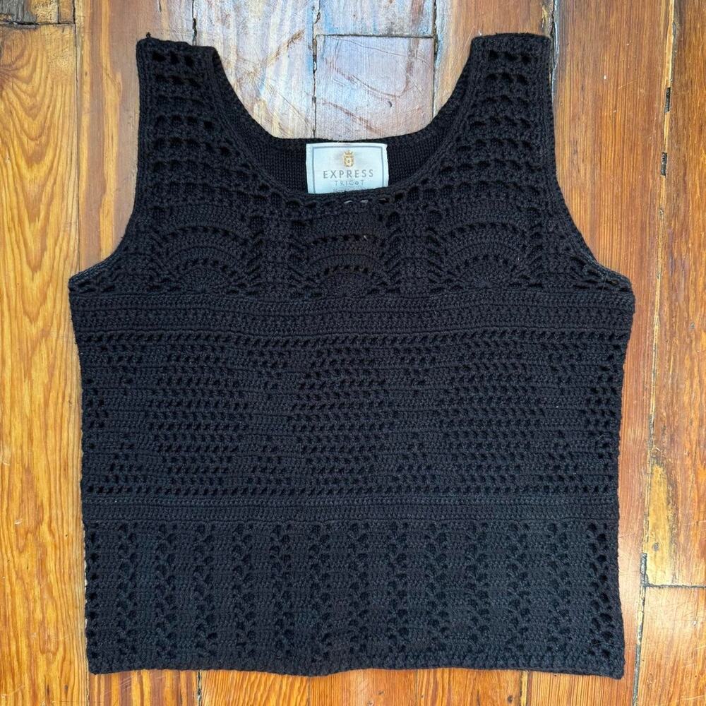 Express tricot hand knit tank
